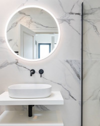 marble bathroom
